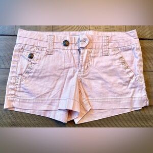 BKE Pink and Gold Glitter Shorts - Size 27